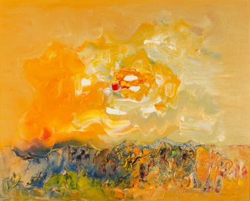 Ralph Rosenborg (American, 1913-1992) "American Landscape: Summer Day and Bright Sun"