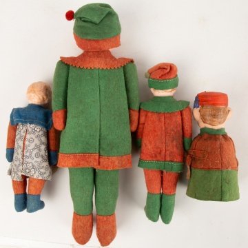 (4) German Doll Toys