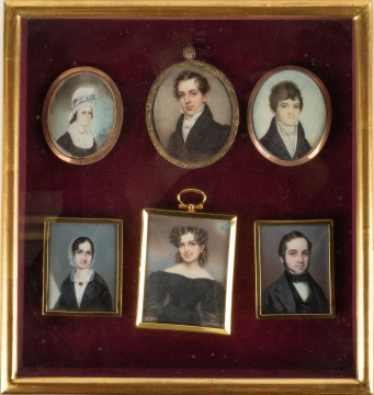 Gilmour & Lathrop Family Portrait Miniatures
