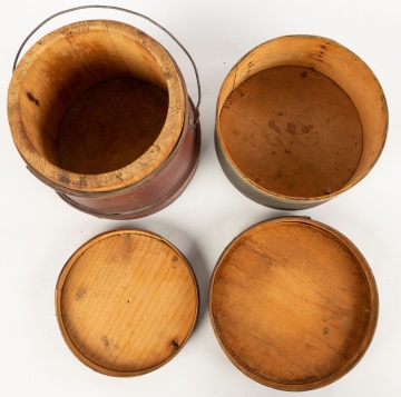 (2) 19th Century Painted Pantry Boxes