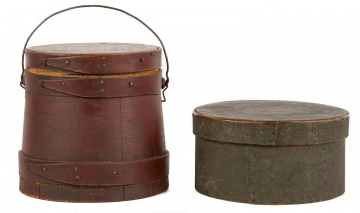 (2) 19th Century Painted Pantry Boxes