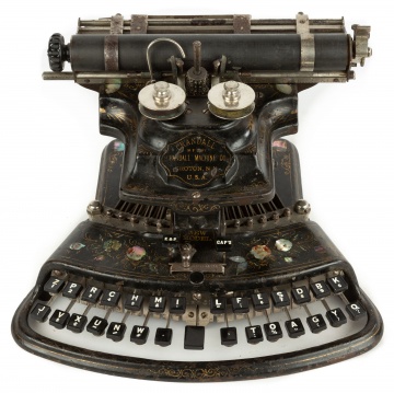 Rare Antique Crandall New Model Typewriter