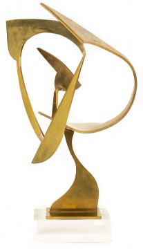 Unknown Artist (20th Century) Brass Sculpture