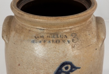 C.W. Braun, Buffalo NY 3 Gallon Stoneware Jar