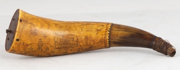 18th Century American Powder Horn