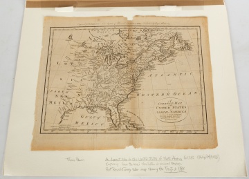 A Correct Map of the United States of North America and Covens & Montier Carte Du Canada ou de la Nouvelle France