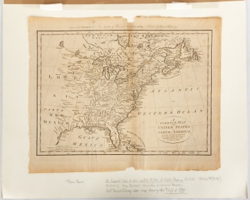 A Correct Map of the United States of North America and Covens & Montier Carte Du Canada ou de la Nouvelle France
