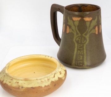 Walwrath Pottery Mug & Shallow Bowl