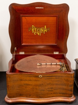 Regina 15 1/2 Inch Disk Music Box