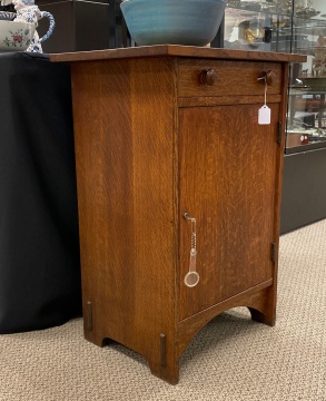 Gustav Stickley Smoker's Cabinet