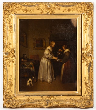 After Gerard ter Borch the Younger (Dutch, 1617-1681) "Lady Washing her Hands"