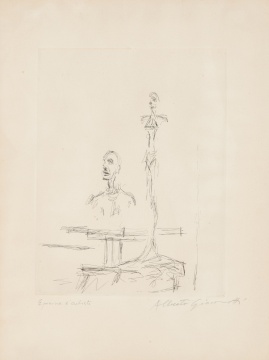 Alberto Giacometti (Swiss, 1901-1966) Dans I'Atelier