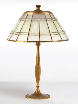 Tiffany Studios, New York "Linen Fold" Table Lamp