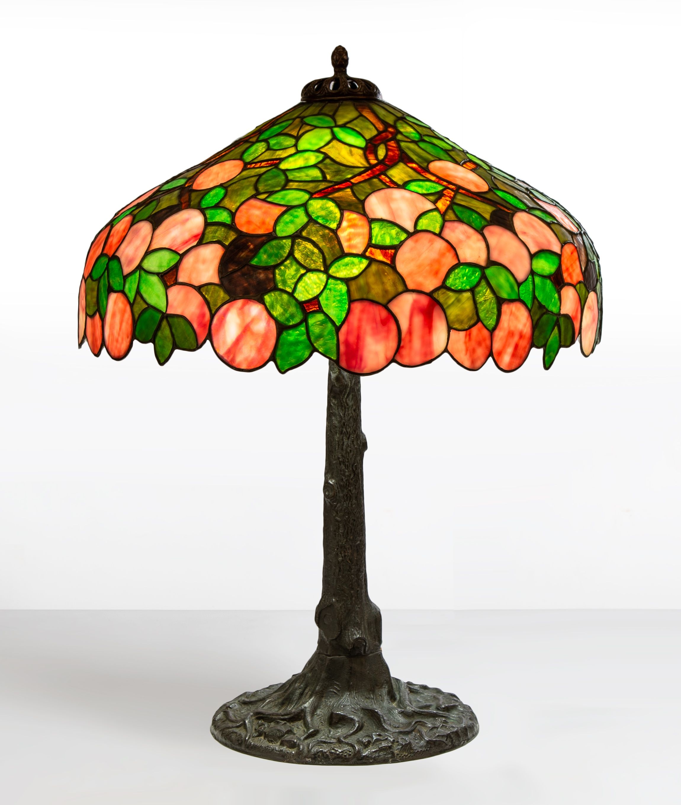Cincinnati Wrought Iron Works Fruit Tree Lamp Cottone Auctions