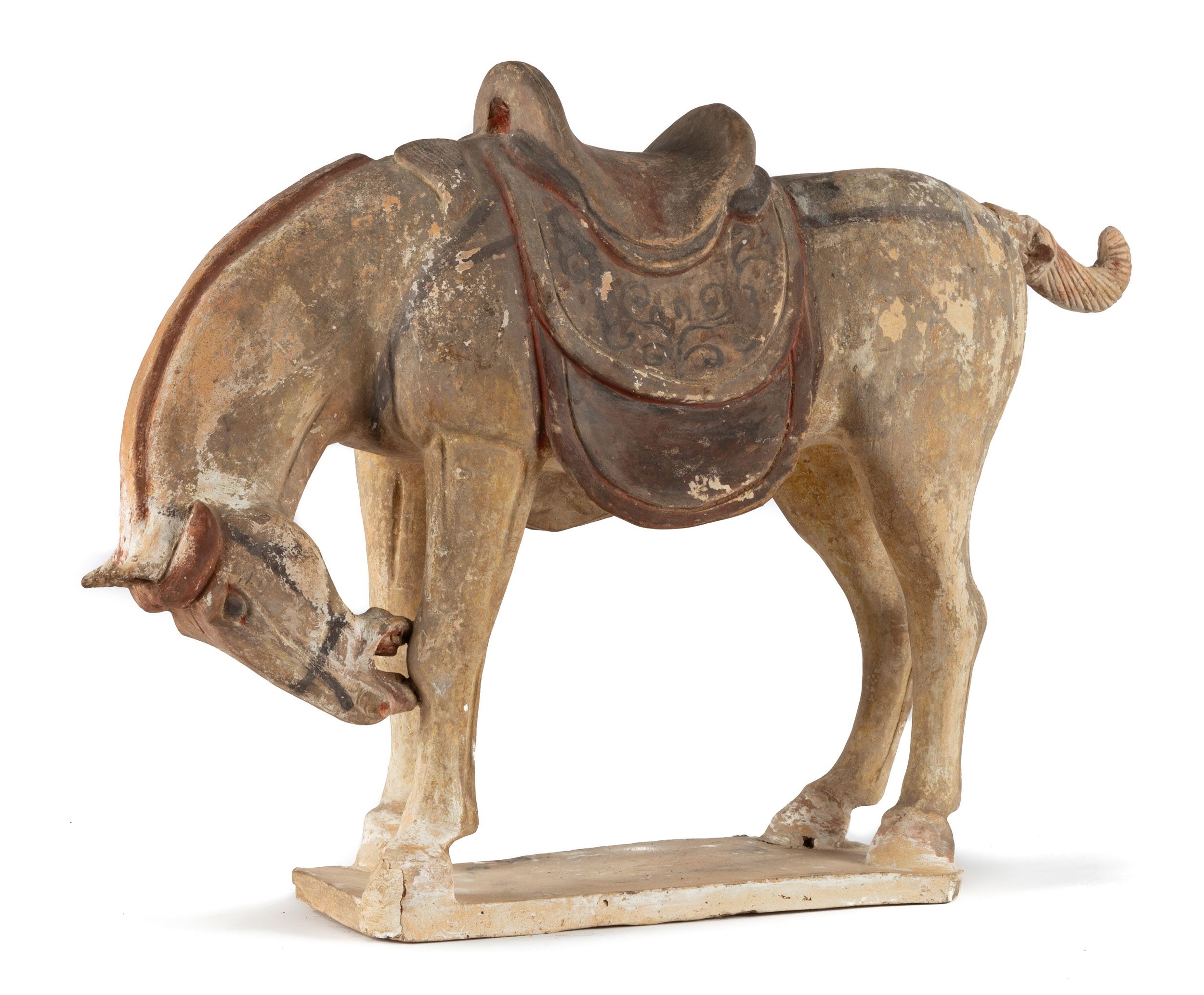 Chinese Tang Style Pottery Horse Cottone Auctions