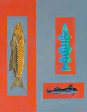Martha Visser't Hooft (American, 1906-1994) "Fish Fetish"