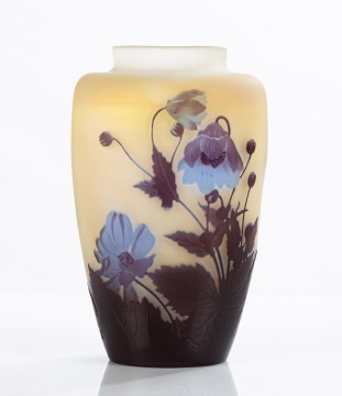 Emile Galle (French, 1846-1904) Poppy Vase