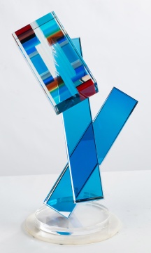 Michael Estes Taylor (American, b. 1944) Art Glass Sculpture