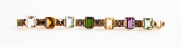 H Stern 18K Gold and Gemstone Bracelet