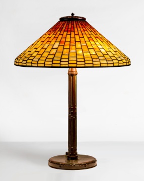 Tiffany Studios, New York "Geometric" Table Lamp
