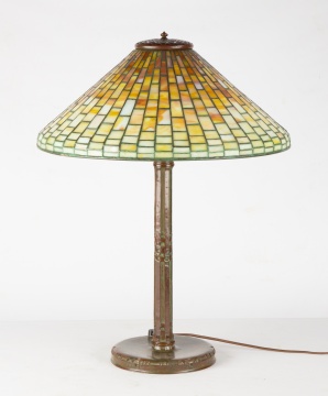 Tiffany Studios, New York "Geometric" Table Lamp