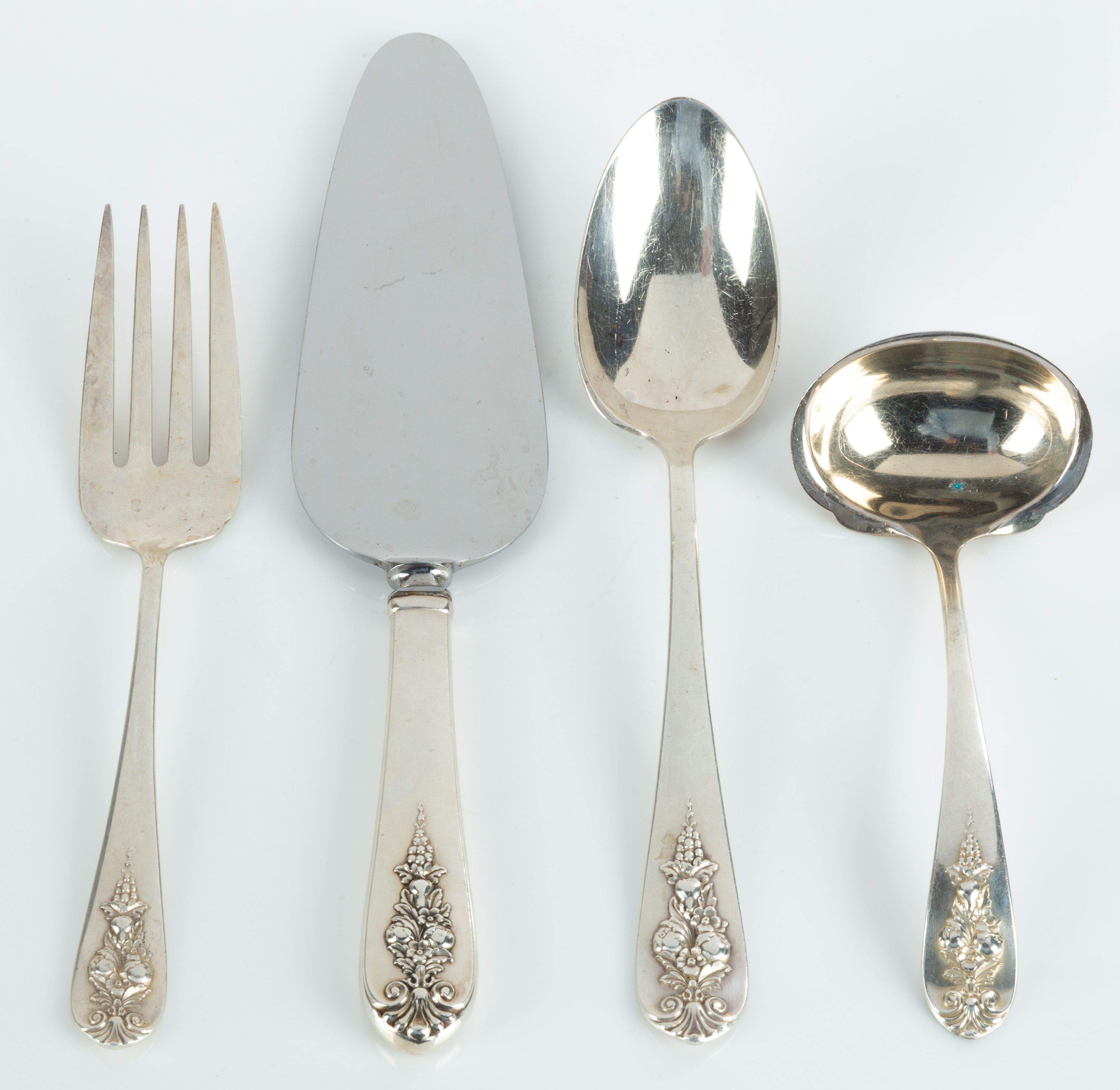 Lunt Sterling Silver Flatware Cottone Auctions