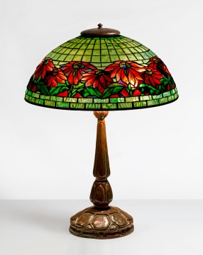 Tiffany Studios, New York "Poinsettia" Table Lamp