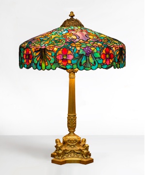 Fine & Rare Duffner & Kimberly Italian Renaissance Table Lamp