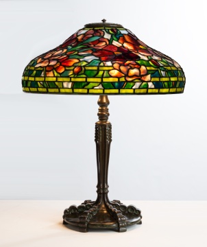 Tiffany Studios, New York "Peony" Table Lamp