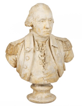 Plaster Cast of George Washington After Houdon