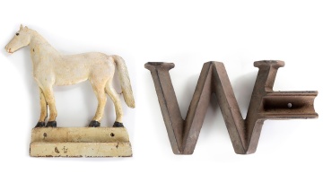 (2) 19th Century Windmill Weights