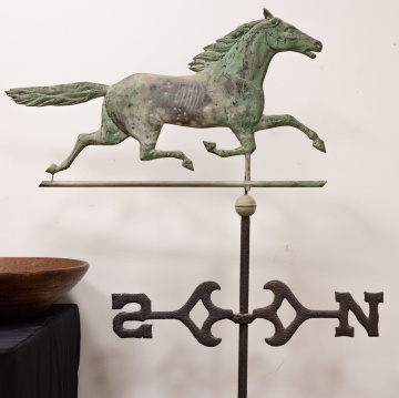 19th Century Running Horse Weathervane