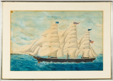 19th Century American Ship Painting