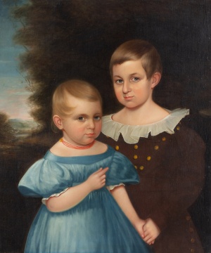Early 19th Century Portrait of the Hills Children