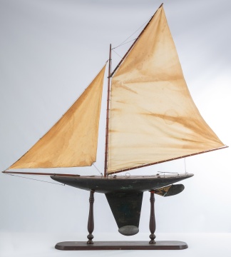 19th Century Model Sail Boat