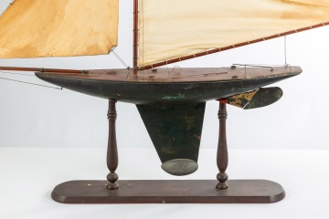 19th Century Model Sail Boat