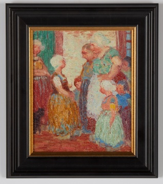 George A. Renouard (American, 1884-1954) Interior Scene