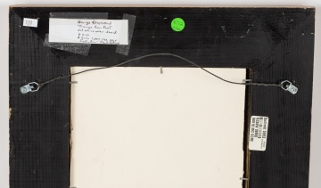 George Renouard (American, 1885-1954) "Orange Rowboat"