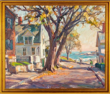 Emile A. Gruppe (American, 1896-1978) "King Street, Rockport, Mass"
