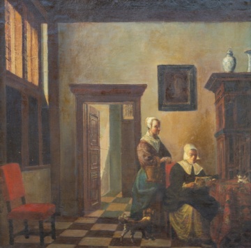 Dutch School, Interior Scene