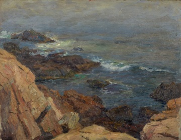 Olaf Brauner (American, 1869-1947) Seascape