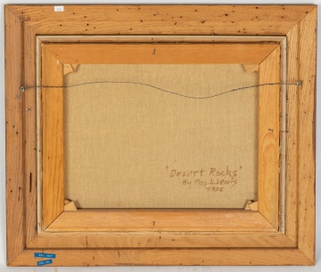 Thomas L Lewis (American, b. 1907) "Desert Rocks Taos"