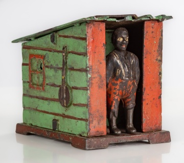 J. & E. Stevens Company Cabin Mechanical Bank