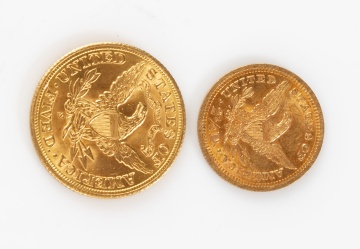 1900 $2 1/2 & 1901 $5 Gold Coins