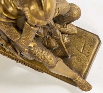 Gilt Bronze Figural Clock Case