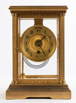 Boston Clock Co. Crystal Regulator Shelf Clock