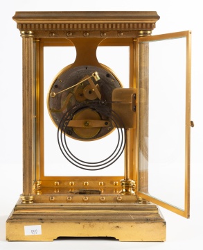 Boston Clock Co. Crystal Regulator Shelf Clock