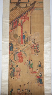 Chinese Hanging Scroll on Silk