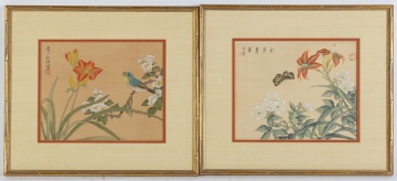 (2) Chinese Paintings on Silk