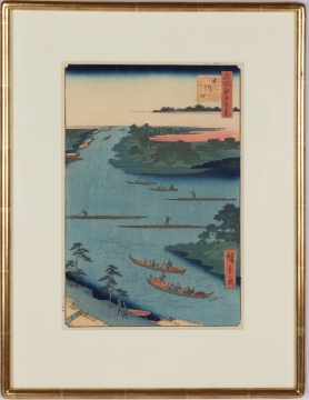 (2) Utagawa Hiroshige Woodblock Prints